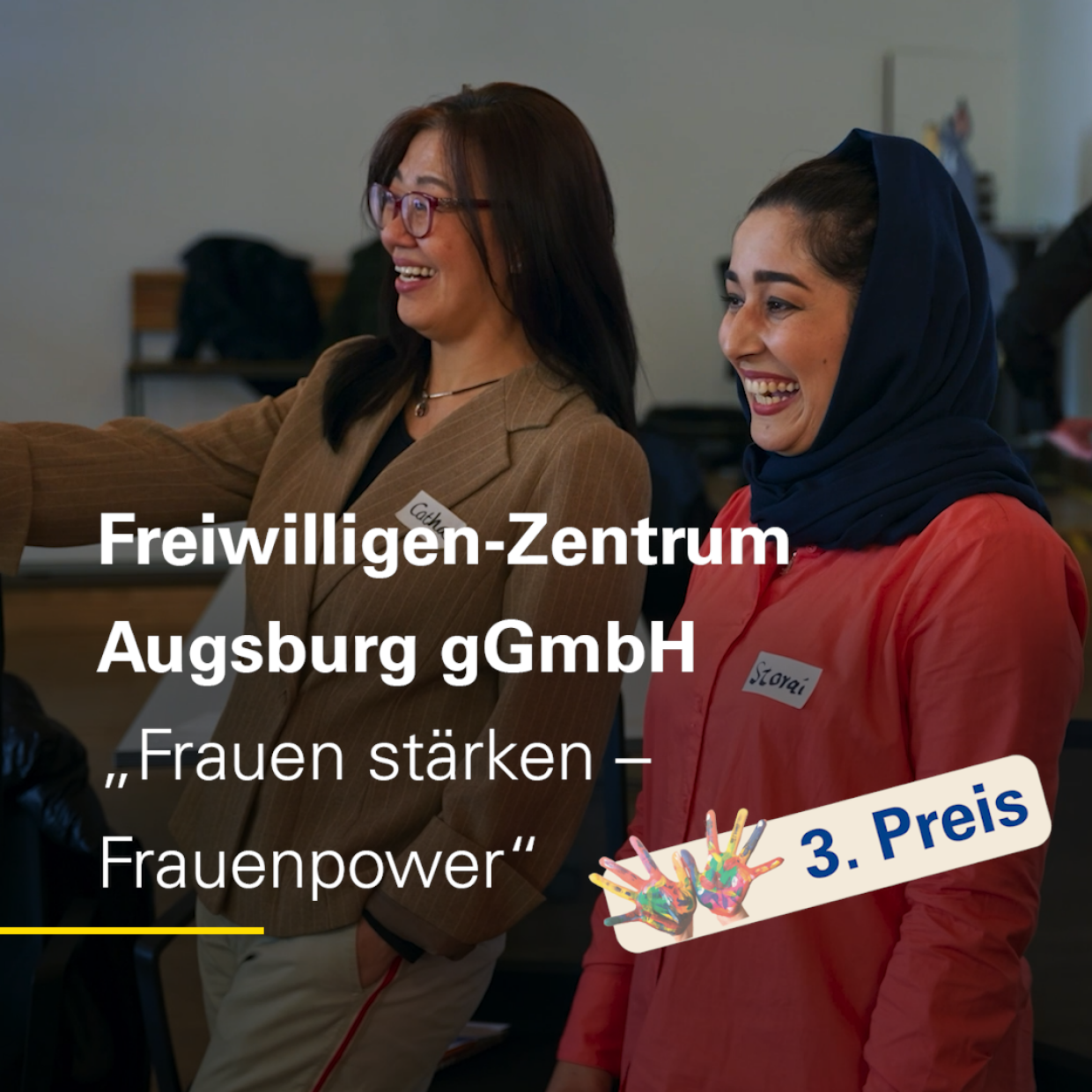 Thumbnail 3. Platz: Projekt "Frauen stärken – Frauenpower" Augsburg