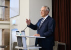 Innenminister Joachim Herrmann am Rednerpult