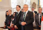 Innenminister Joachim Herrmann neben weiteren Personen bei Festgottesdienst