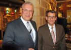 Informationsreise in den Libanon: Innenminister Joachim Herrmann mit Martin Huth, Botschafter der Bundesrepublik Deutschland in Beirut.