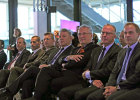 Präsentation des Logos der UEFA EURO 2020 Host City München, u.a. mit Sportminister Joachim Herrmann, Oberbürgermeister Dieter Reiter und DFB-Präsident Reinhard Grindel