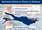 Bayerischer Beitrag zur Ölwehr am Bodensee: 2,5 Mio. Euro in 2019/20