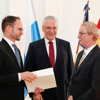 Innenminister Herrmann mit Thomas Kranig und Michael Will