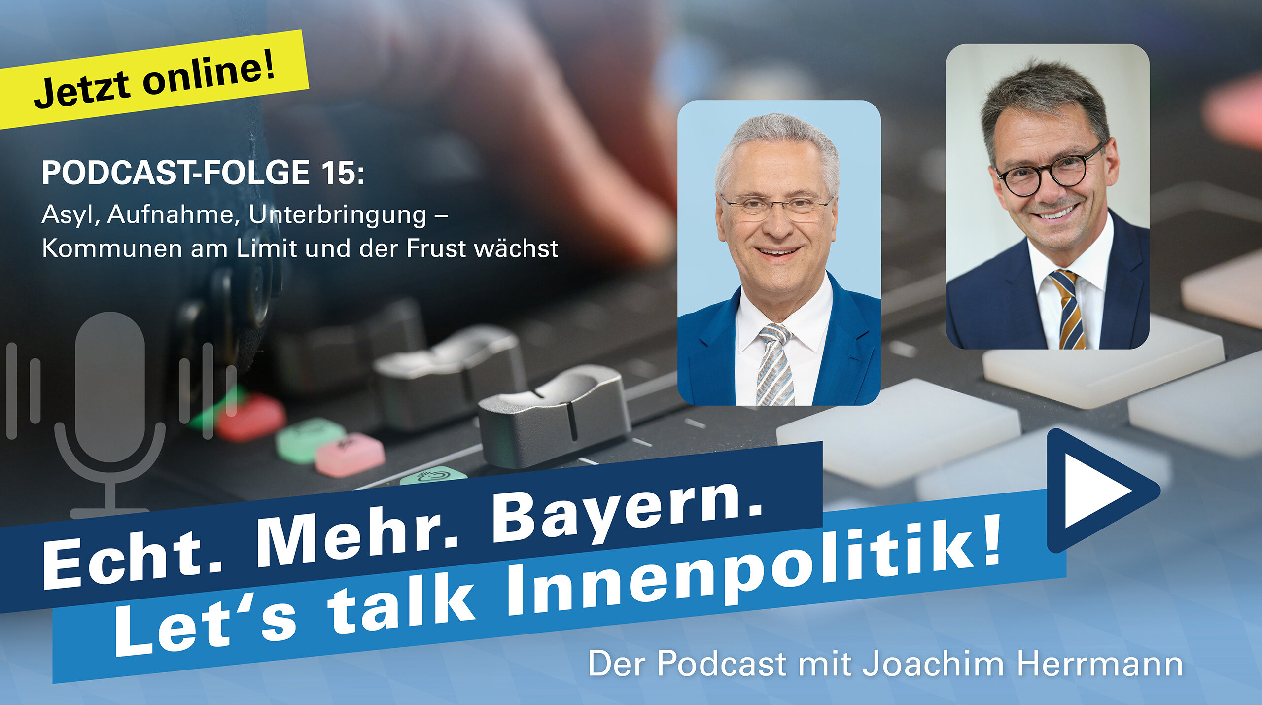Jetzt online! Podcast-Folge 15: Asyl, Aufnahme, Unterbringung - Kommunen am Limit und der Frust wächst