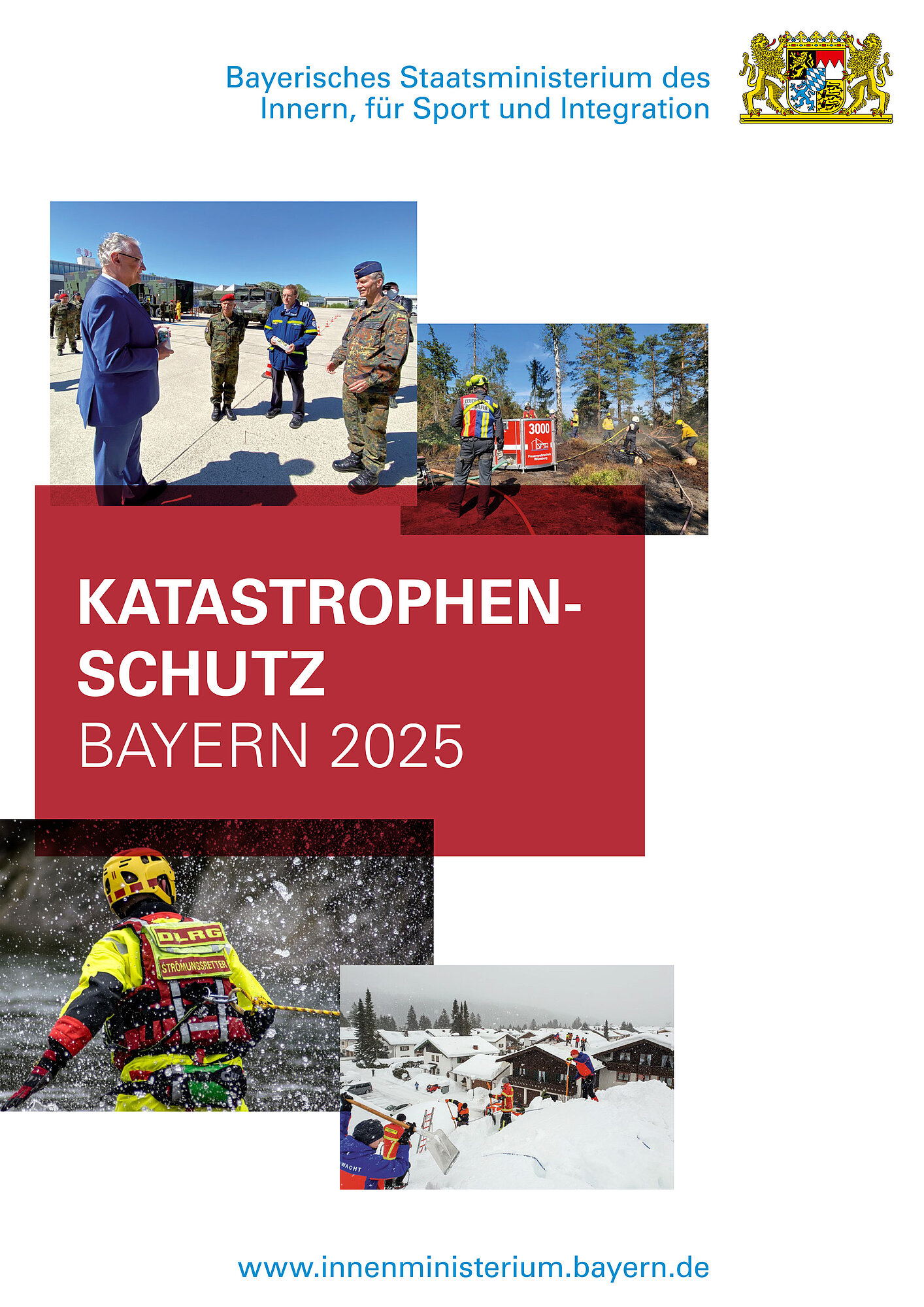 Cover zur Broschüre Konzept Katastrophenschutz Bayern 2025